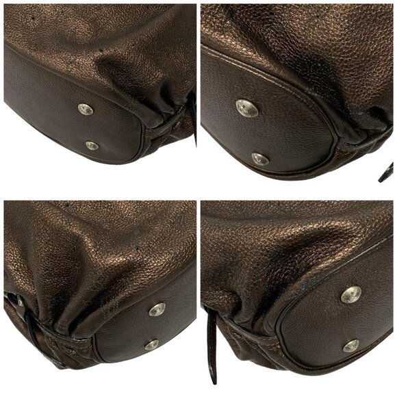 Auth LOUIS VUITTON L M95999 Acajou Mahina - RC2078 Handbag - Picture 16 of 16